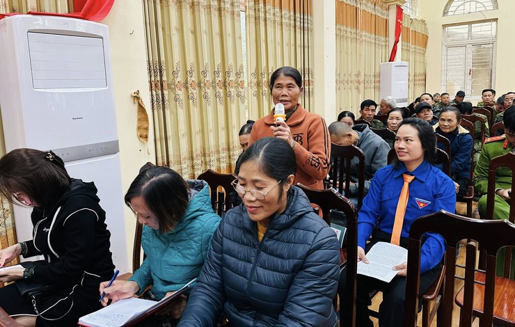 CÔNG AN XÃ HÒA XÁ TỔ CHỨC HỘI NGHỊ "CẢNH SÁT KHU VỰC LẮNG NGHE Ý KIẾN NHÂN DÂN" NĂM 2025- Ảnh 7.