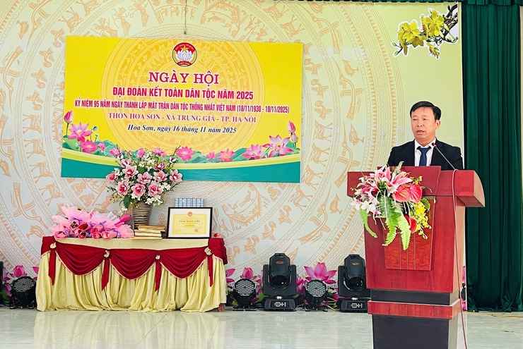 THÔN HOA SƠN TỔ CHỨC NGÀY HỘI ĐẠI ĐOÀN KẾT TOÀN DÂN TỘC NĂM 2025- Ảnh 9.