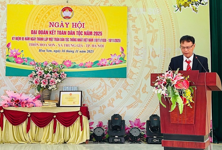 THÔN HOA SƠN TỔ CHỨC NGÀY HỘI ĐẠI ĐOÀN KẾT TOÀN DÂN TỘC NĂM 2025- Ảnh 10.