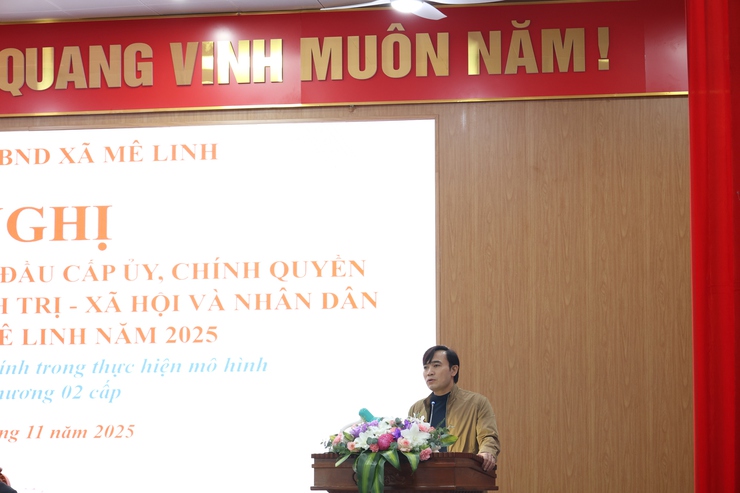 Xã Mê Linh: Đối thoại về cải cách thủ tục hành chính trong thực hiện mô hình chính quyền địa phương 2 cấp- Ảnh 7.