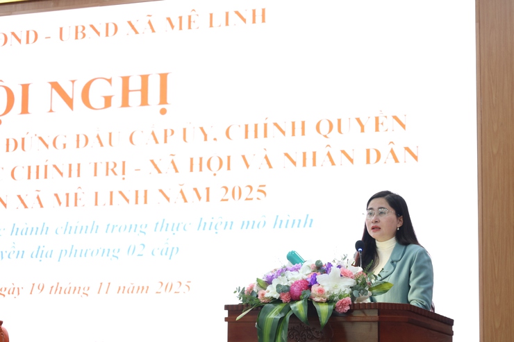 Xã Mê Linh: Đối thoại về cải cách thủ tục hành chính trong thực hiện mô hình chính quyền địa phương 2 cấp- Ảnh 9.