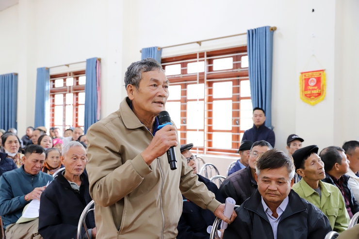 UBND xã Thượng Phúc tổ chức hội nghị thông báo chủ trương thực hiện Dự án đầu tư xây dựng Khu đô thị thể thao Olympic, Thành phố Hà Nội trên địa bàn xã Thượng Phúc- Ảnh 5.