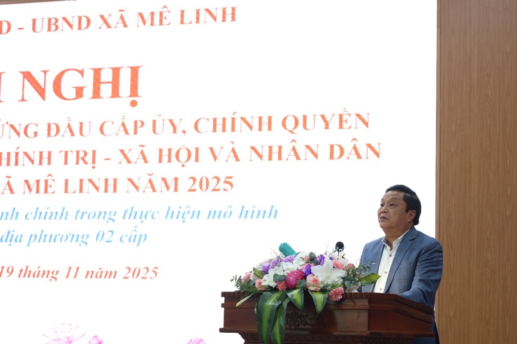 Xã Mê Linh: Đối thoại về cải cách thủ tục hành chính trong thực hiện mô hình chính quyền địa phương 2 cấp- Ảnh 3.