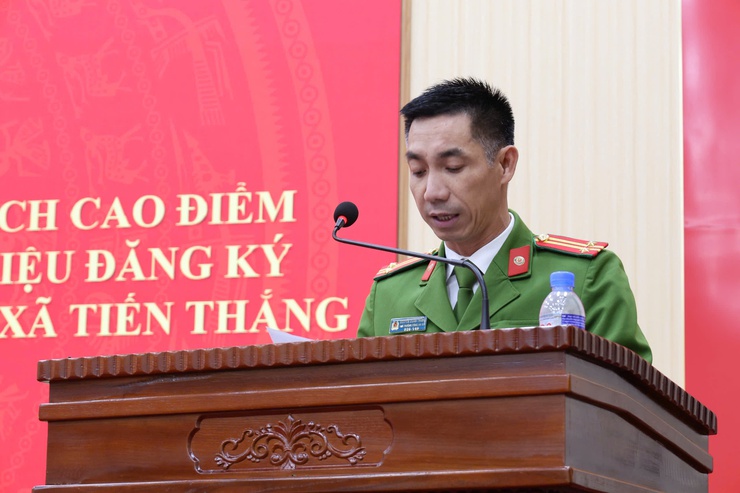 UBND xã Tiến Thắng triển khai Kế hoạch “Cao điểm 60 ngày đêm tổng rà soát, làm sạch dữ liệu đăng ký phương tiện, giấy phép lái xe”- Ảnh 3.