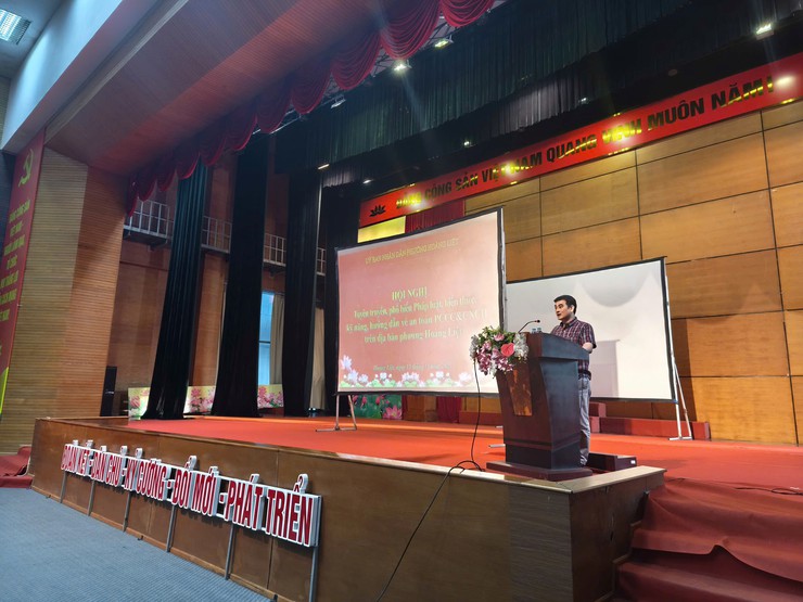 Phường Hoàng Liệt tổ chức Hội nghị tuyên truyền, phổ biến pháp luật, kiến thức, kỹ năng, hướng dẫn an toàn về phòng cháy chữa cháy và cứu nạn cứu hộ trên địa bàn Phường năm 2025- Ảnh 1.