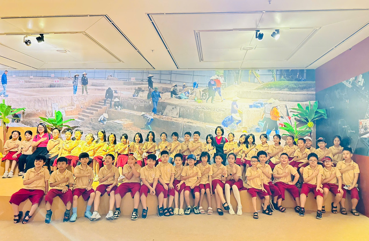 Trường Tiểu học Bùi Quốc Khái tổ chức hoạt động trải nghiệm -  tham quan Bảo tàng Hà Nội và Tuần Châu Dreamland- Ảnh 3.