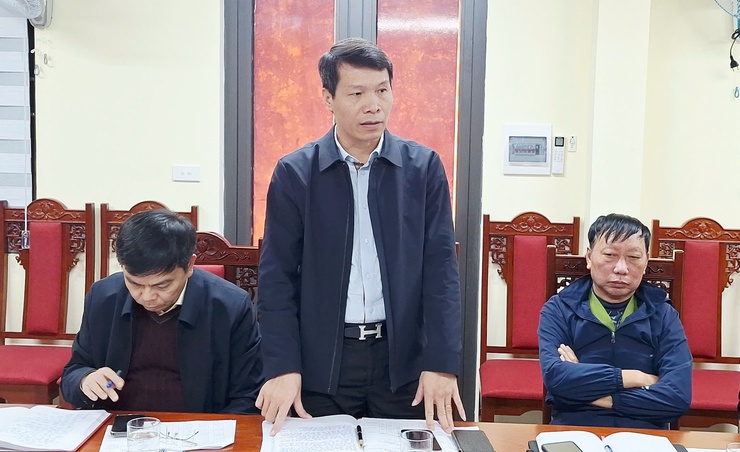 Lãnh đạo UBND xã làm việc với HTX Nông nghiệp trên địa bàn về các nhiệm vụ trọng tâm- Ảnh 2.