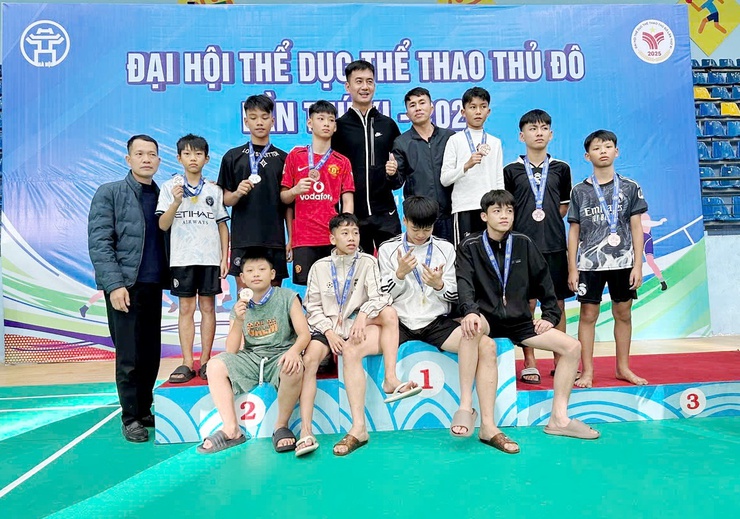 Đoàn vận động viên thi đấu môn Vật xã Quốc Oai đạt 2 huy chương Bạc và 6 Huy chương Đồng tại Đại hội Thể dục Thể thao Thủ đô lần thứ XI- Ảnh 9.