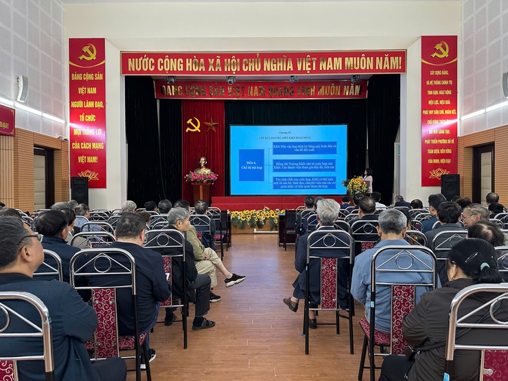 Hội nghị giao ban công tác dân vận tổ dân phố- Ảnh 1.