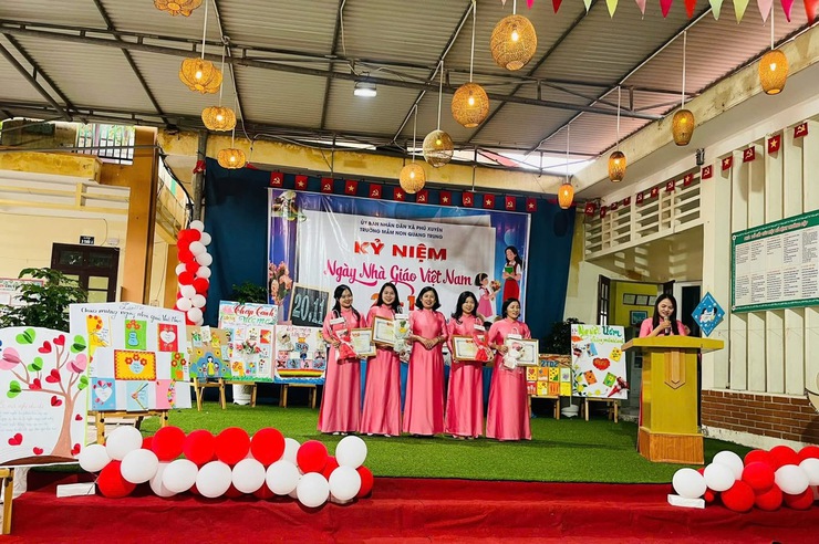XÃ PHÚ XUYÊN TỔ CHỨC KỶ NIỆM 43 NĂM NGÀY NHÀ GIÁO VIỆT NAM 20/11 TẠI CÁC CƠ SỞ GIÁO DỤC- Ảnh 6.