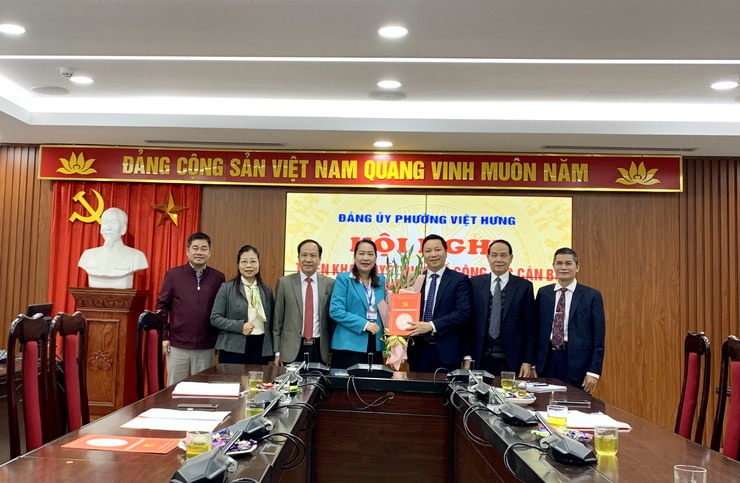 Đồng chí Đoàn Anh Tuấn giữ chức Bí thư Đảng ủy 
Doanh nghiệp phường Việt Hưng- Ảnh 3.