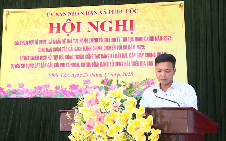 Hội nghị Đối thoại với tổ chức, cá nhân về thủ tục hành chính và giải quyết thủ tục hành chính năm 2025;- Ảnh 5.