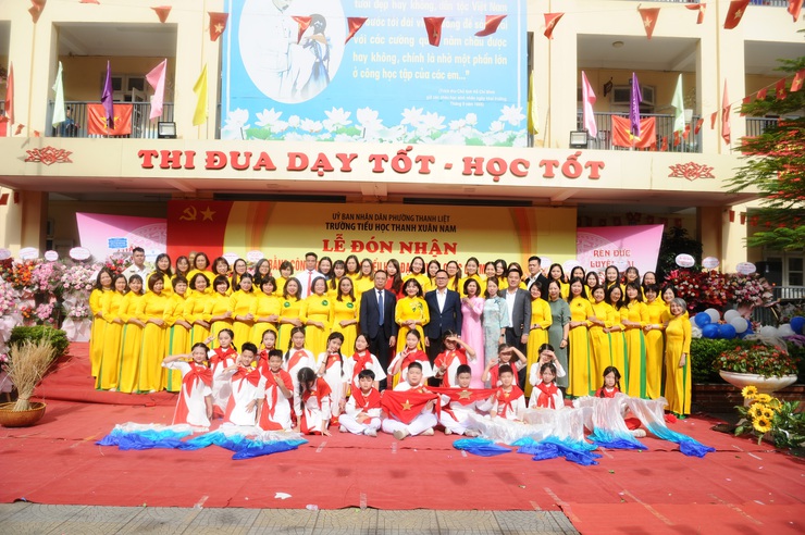 Trường Tiểu học Thanh Xuân Nam đón Bằng công nhận Trường chuẩn Quốc gia mức độ 2- Ảnh 7.