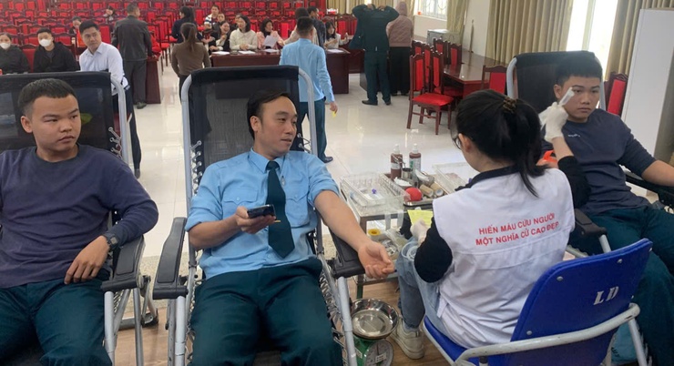 Xã Đoài Phương tổ chức Ngày hội hiến máu tình nguyện năm 2025- Ảnh 2.