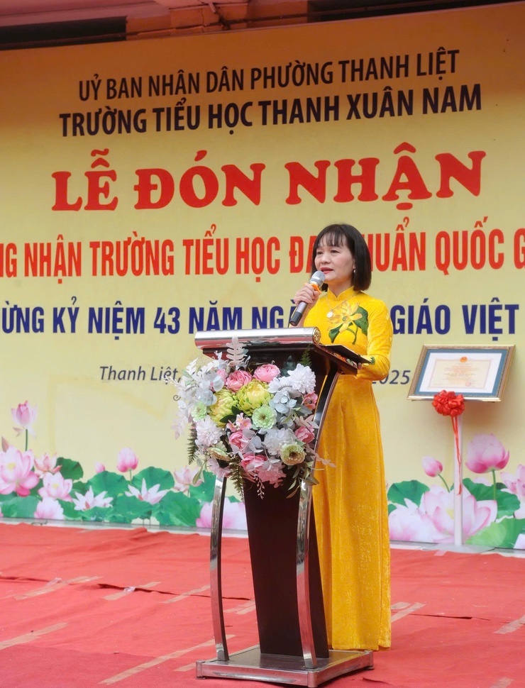 Trường Tiểu học Thanh Xuân Nam đón Bằng công nhận Trường chuẩn Quốc gia mức độ 2- Ảnh 2.