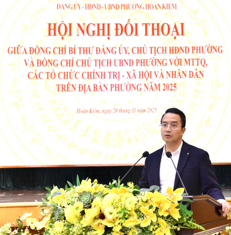 Lắng nghe, đối thoại, trao đổi thẳng thắn, tạo đồng thuận cao trong nhân dân, tăng cường mối quan hệ giữa Đảng, Chính quyền với người dân trên địa bàn phường Hoàn Kiếm- Ảnh 6.