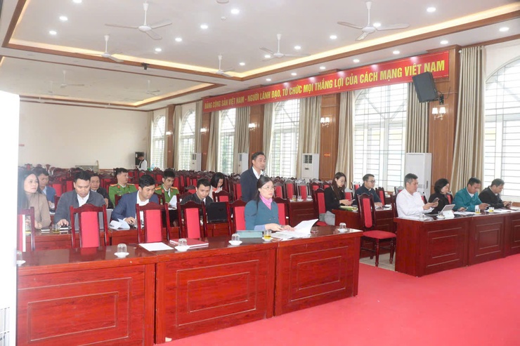 Hội nghị lấy ý kiến góp ý vào nội dung nhiệm vụ quy hoạch chung xã Phượng Dực.- Ảnh 1.