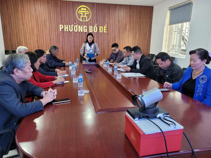 
Hội nghị công bố quyết định thành lập đội công tác xã hội tình nguyện phường Bồ Đề- Ảnh 3.