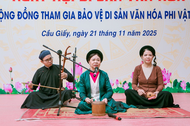 Ngày hội Di sản văn hóa phường Cầu Giấy năm 2025: Lan tỏa các giá trị truyền thống- Ảnh 3.