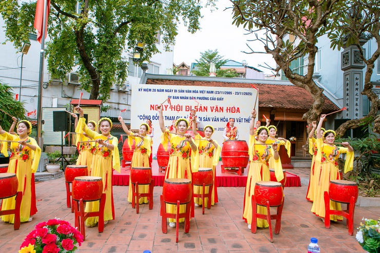 Ngày hội Di sản văn hóa phường Cầu Giấy năm 2025: Lan tỏa các giá trị truyền thống- Ảnh 4.