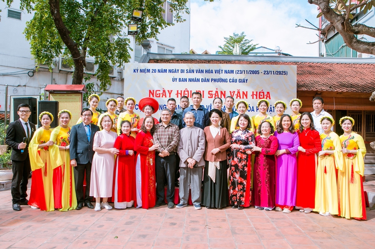 Ngày hội Di sản văn hóa phường Cầu Giấy năm 2025: Lan tỏa các giá trị truyền thống- Ảnh 7.