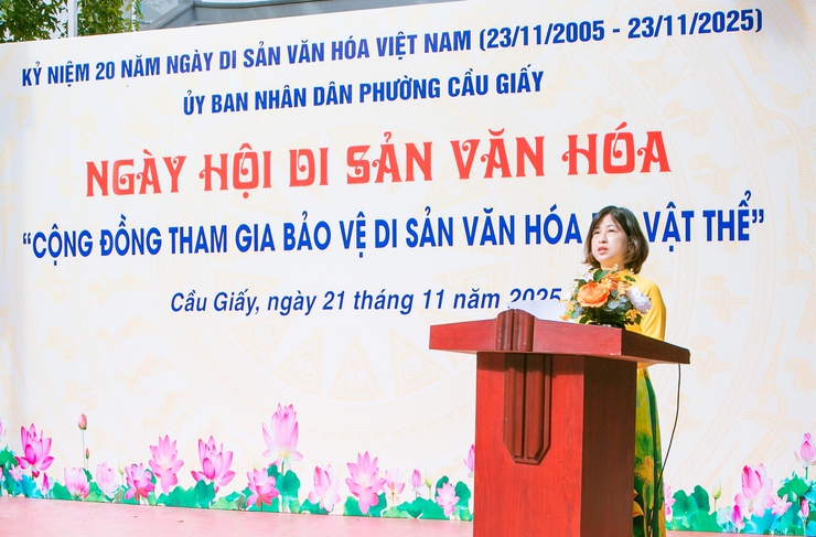 Ngày hội Di sản văn hóa phường Cầu Giấy năm 2025: Lan tỏa các giá trị truyền thống- Ảnh 5.