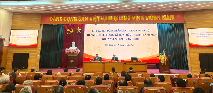 Tổ đại biểu số 9, Đoàn đại biểu HĐND thành phố Hà Nội tổ chức tiếp xúc với cử tri các phường Việt Hưng, Long Biên, Phúc Lợi và Bồ Đề trước kỳ họp thứ 28 HĐND Thành phố khoá XVI nhiệm kỳ 2021 – 2026.- Ảnh 2.