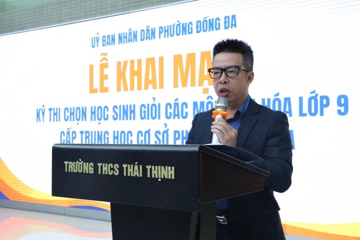 Kỳ thi chọn học sinh giỏi các môn văn hóa lớp 9 cấp THCS năm học 2025 – 2026 phường Đống Đa diễn ra thành công tốt đẹp- Ảnh 1.