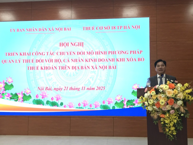 Xã Nội Bài triển khai công tác chuyển đổi mô hình phương pháp quản lý thuế đối với hộ, cá nhân kinh doanh khi xóa bỏ thuế khoán- Ảnh 2.