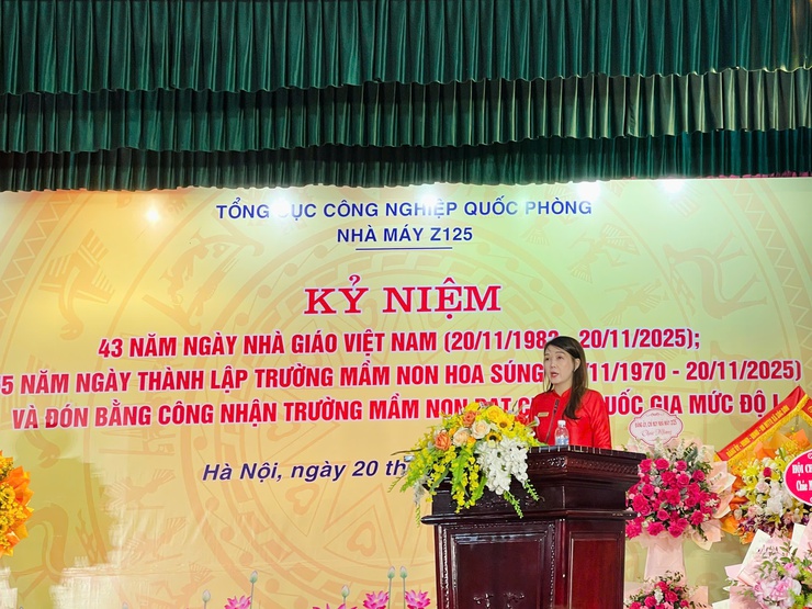 TRƯỜNG MẦM NON HOA SÚNG ĐÓN BẰNG CÔNG NHẬN ĐẠT CHUẨN QUỐC GIA MỨC ĐỘ 1- Ảnh 5.