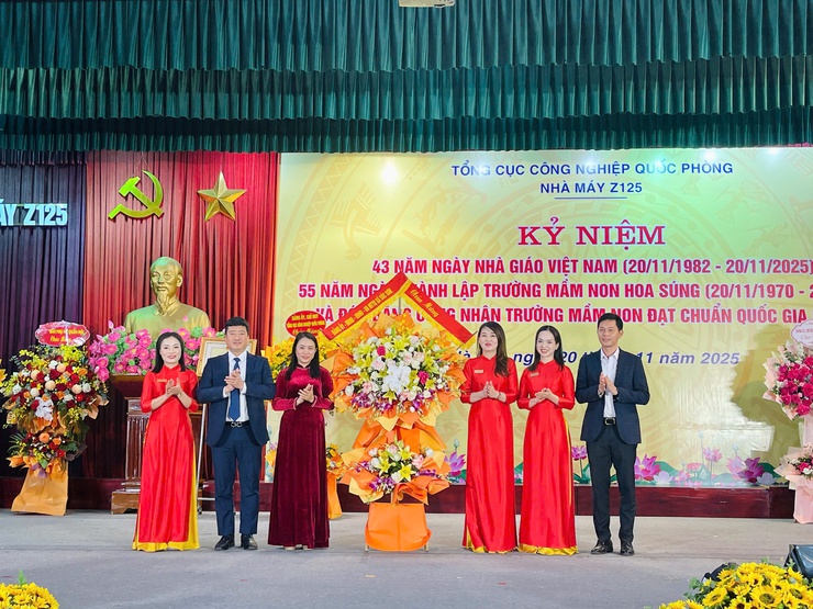 TRƯỜNG MẦM NON HOA SÚNG ĐÓN BẰNG CÔNG NHẬN ĐẠT CHUẨN QUỐC GIA MỨC ĐỘ 1- Ảnh 1.