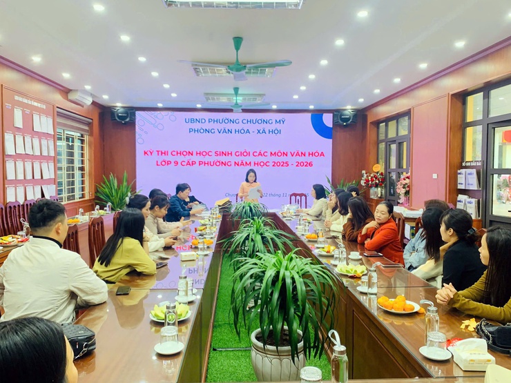 Phường Chương Mỹ tổ chức Kỳ thi chọn học sinh giỏi lớp 9 năm học 2025–2026- Ảnh 2.