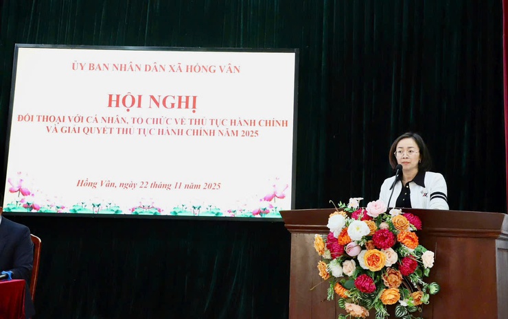 UBND xã Hồng Vân: Hội nghị đối thoại lắng nghe ý kiến của người dân về thủ tục hành chính - Ảnh 12.