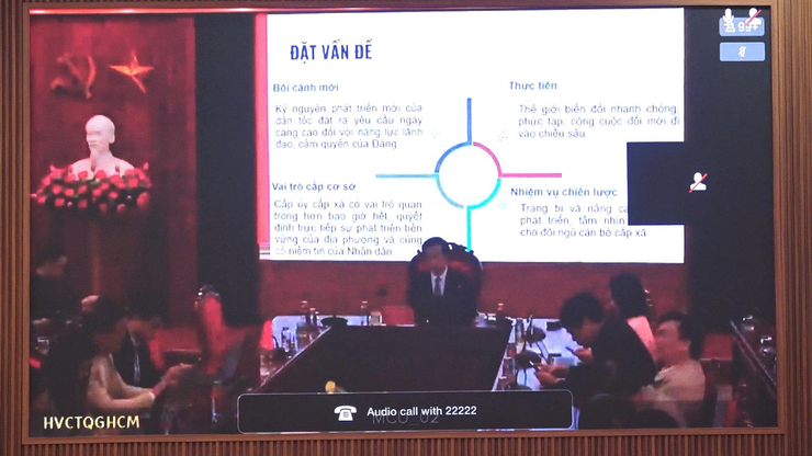 ĐẢNG ỦY XÃ DÂN HÒA TỔ CHỨC LỚP BỒI DƯỠNG, CẬP NHẬT KIẾN THỨC VỀ CÔNG TÁC XÂY DỰNG ĐẢNG CHO CẤP ỦY XÃ- Ảnh 1.