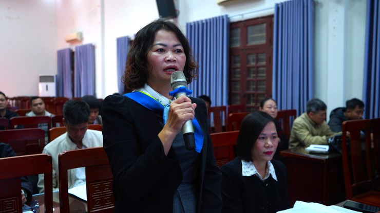 Xã Tây Phương đã tổ chức hội nghị triển khai kế hoạch cưỡng chế thu hồi đất tại dự án cụm công nghiệp làng nghề Hữu Bằng.- Ảnh 4.