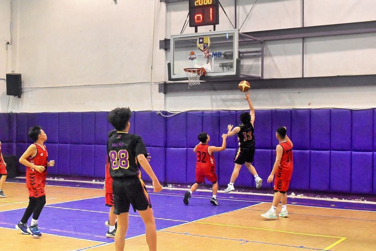 Phường Đại Mỗ tổ chức giải thi đấu bóng rổ trong khuôn khổ Đại hội thể dục thể thao phường lần thứ I năm 2025- Ảnh 2.