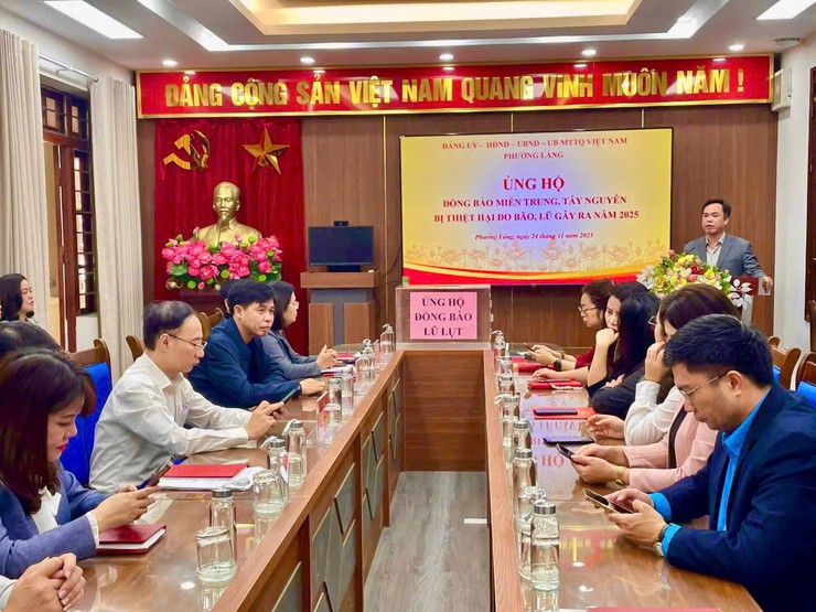 PHƯỜNG LÁNG HƯỞNG ỨNG LỜI KÊU GỌI ỦNG HỘ ĐỒNG BÀO MIỀN TRUNG – TÂY NGUYÊN KHẮC PHỤC MƯA LŨ- Ảnh 1.