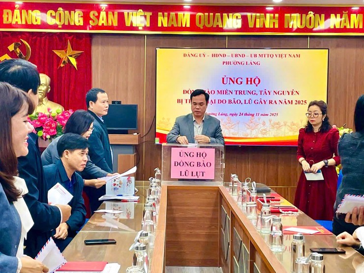 PHƯỜNG LÁNG HƯỞNG ỨNG LỜI KÊU GỌI ỦNG HỘ ĐỒNG BÀO MIỀN TRUNG – TÂY NGUYÊN KHẮC PHỤC MƯA LŨ- Ảnh 3.