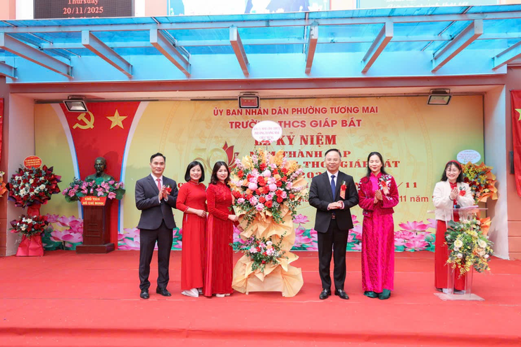 Trường THCS Giáp Bát 50 năm một hành trình gieo mầm tri thức chấp cánh ước mơ ! - Ảnh 2.
