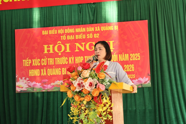 Tổ đại biểu số 2 Hội đồng nhân dân xã Quảng Bị tiếp xúc cử tri các thôn khu vực xã Tốt Động cũ- Ảnh 7.