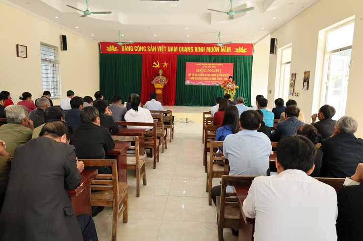 Tổ đại biểu số 2 Hội đồng nhân dân xã Quảng Bị tiếp xúc cử tri các thôn khu vực xã Tốt Động cũ- Ảnh 1.