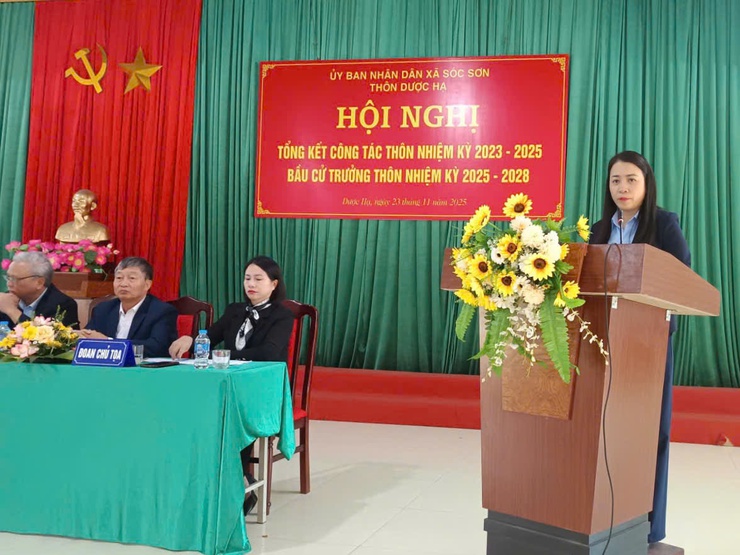 03 THÔN TRÊN ĐỊA BÀN XÃ SÓC SƠN TỔ CHỨC THÀNH CÔNG BẦU CỬ TRƯỞNG THÔN NHIỆM KỲ 2025 – 2028- Ảnh 1.