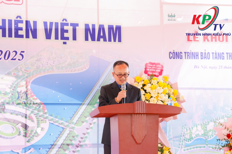 Lễ khởi công Dự án Chuẩn bị mặt bằng, xây dựng cơ sở hạ tầng Bảo tàng Thiên nhiên Việt Nam giai đoạn 2021–2025 tại xã Kiều Phú- Ảnh 4.