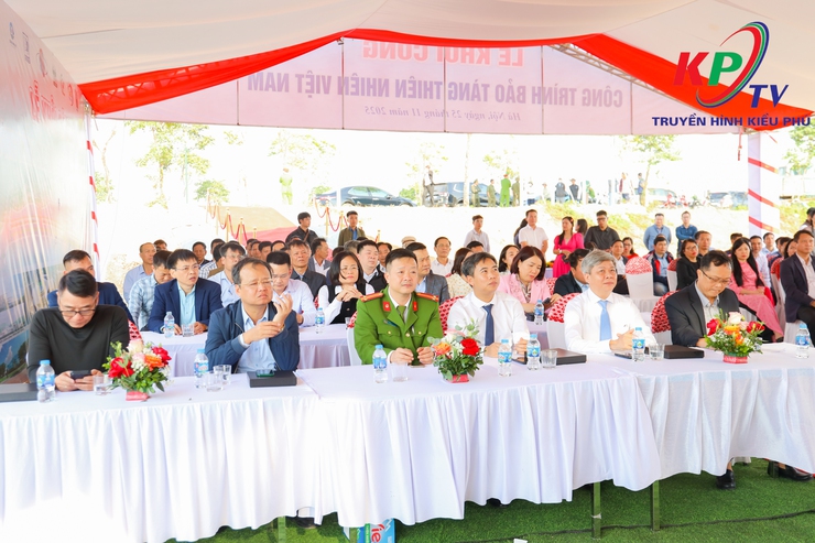 Lễ khởi công Dự án Chuẩn bị mặt bằng, xây dựng cơ sở hạ tầng Bảo tàng Thiên nhiên Việt Nam giai đoạn 2021–2025 tại xã Kiều Phú- Ảnh 2.