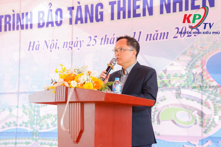 Lễ khởi công Dự án Chuẩn bị mặt bằng, xây dựng cơ sở hạ tầng Bảo tàng Thiên nhiên Việt Nam giai đoạn 2021–2025 tại xã Kiều Phú- Ảnh 5.