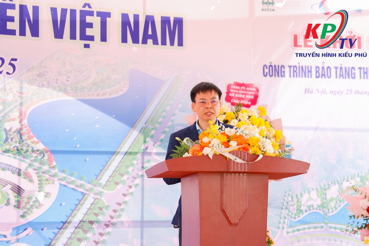 Lễ khởi công Dự án Chuẩn bị mặt bằng, xây dựng cơ sở hạ tầng Bảo tàng Thiên nhiên Việt Nam giai đoạn 2021–2025 tại xã Kiều Phú- Ảnh 7.