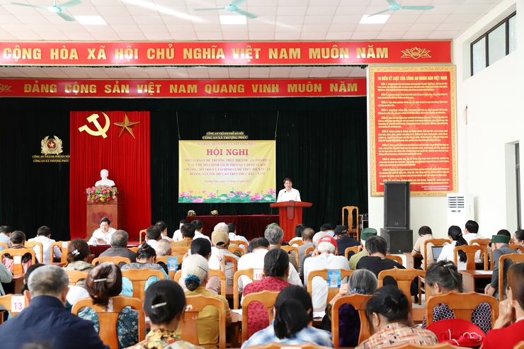 Các hộ gia đình thôn Cống Xuyên xã Thượng Phúc đồng tình chủ trương dự án đường sắt tốc độ cao trên trục Bắc – Nam- Ảnh 2.