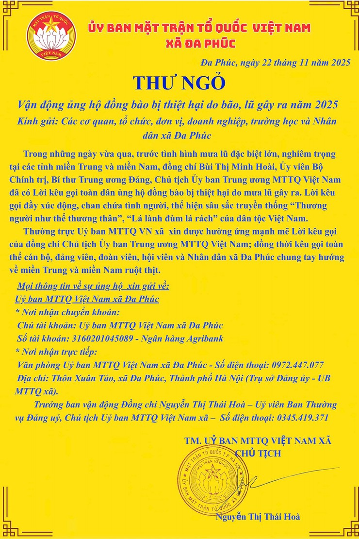 Thư ngỏ- Ảnh 1.