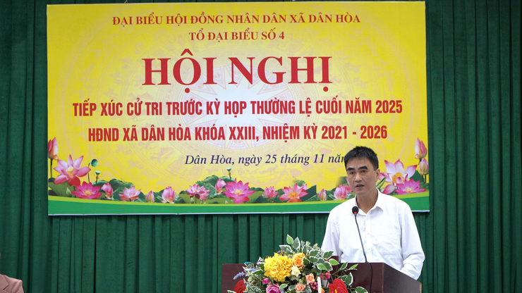 HĐND XÃ DÂN HÒA TIẾP XÚC CỬ TRI  TẠI THÔN XUYÊN DƯƠNG VÀ THÔN TỪ CHÂU TRƯỚC KỲ HỌP THƯỜNG LỆ CUỐI NĂM 2025- Ảnh 7.