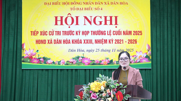 HĐND XÃ DÂN HÒA TIẾP XÚC CỬ TRI  TẠI THÔN XUYÊN DƯƠNG VÀ THÔN TỪ CHÂU TRƯỚC KỲ HỌP THƯỜNG LỆ CUỐI NĂM 2025- Ảnh 8.